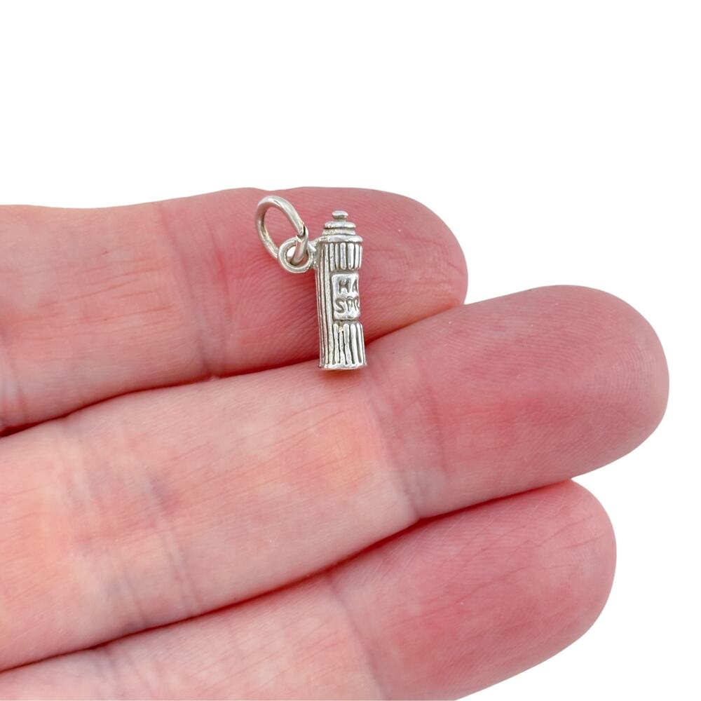 Vintage Sterling Silver Hair Spray Charm
